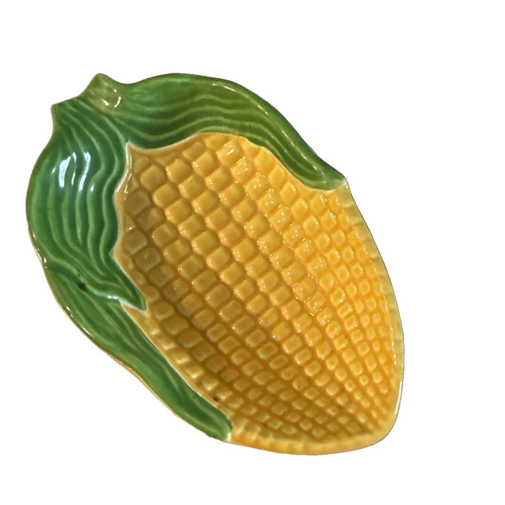 Vintage Japan Ceramic Veggie Corncob Bowl Cottagecore Grannycore MCM